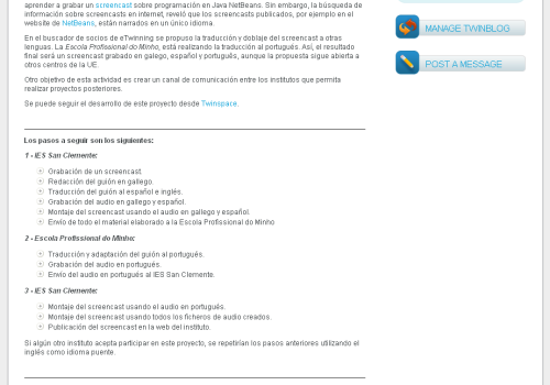 34 – Creación do twinblog