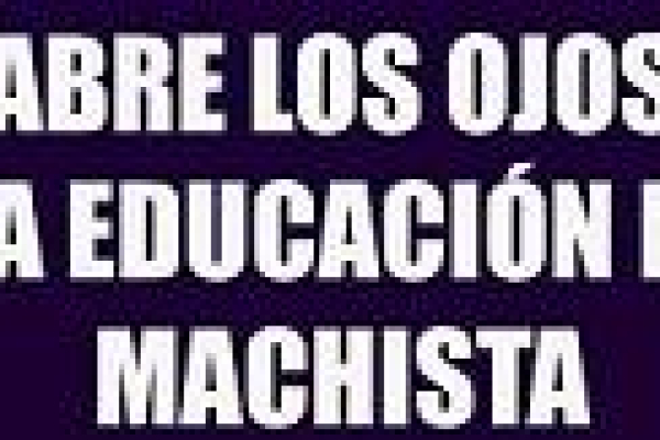 Abre los ojos y expulsa el machismo de las aulas