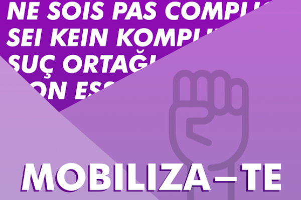 Cartazes para comemorar o 25N