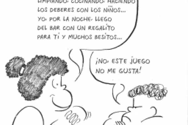 “Hacemos como si tú fueras mi mujer”