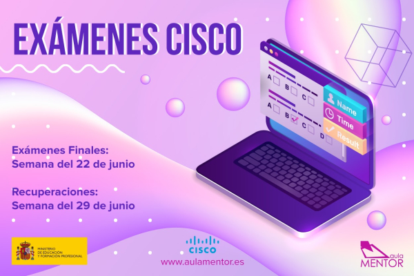 Convocatoria de exámenes Cisco-Mentor