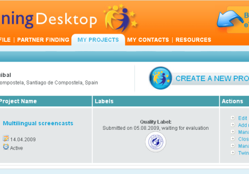 40 – Solicitude do selo de calidade nacional