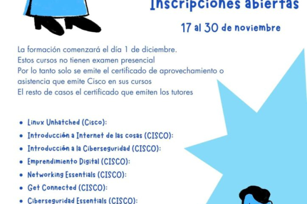 Convocatoria de cursos gratuítos en aberto novembro 2023 na Aula Mentor
