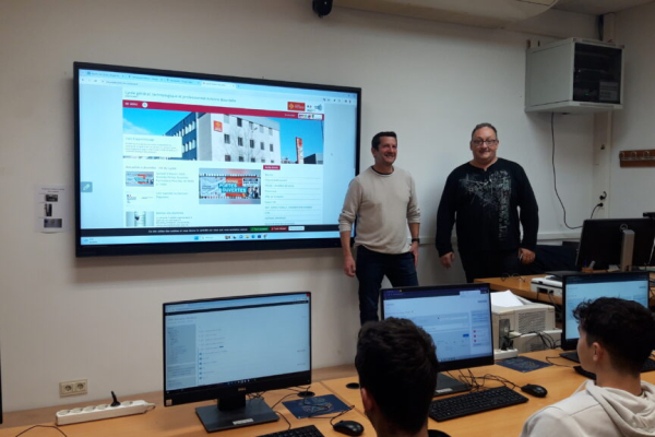 Job Shadowing de profesorado do Lycée Antoine Bourdelle