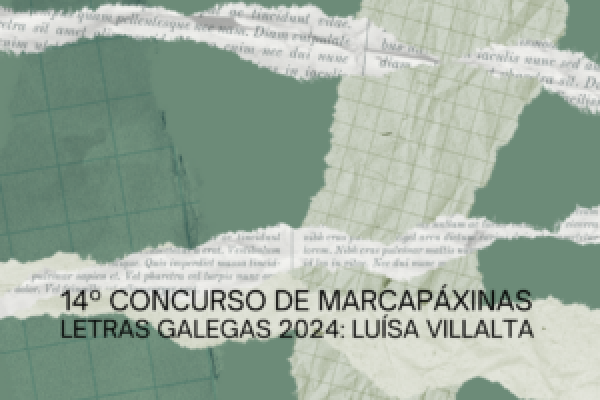 14º CONCURSO DE MARCAPÁXINAS LETRAS GALEGAS 2024: LUÍSA VILLALTA