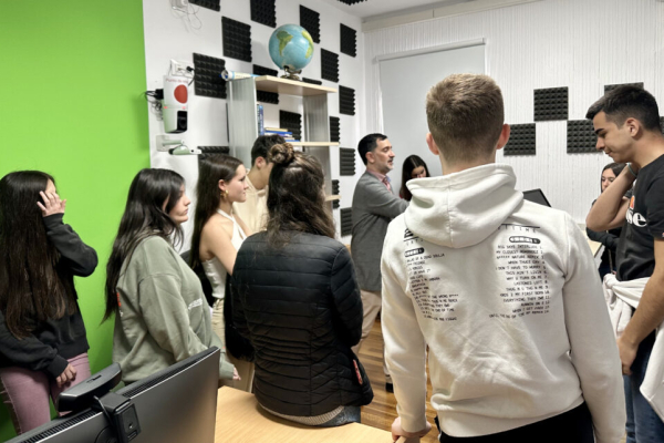 Visita de alumnado do IES Rosalía de Castro